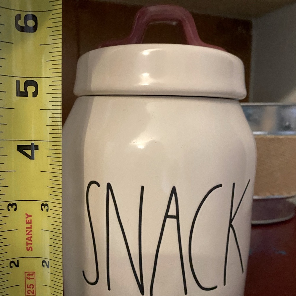 New Rae Dunn “SNACK “ Canister - Picture 3 of 6